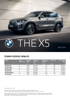 BMW X5 - cennik 2024-1